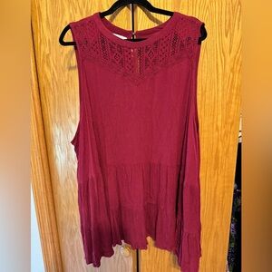 Maurices, 3 or 4 XL, Red, smoke-free home.